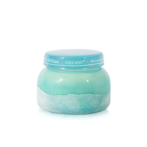 Artisan Volcano Jar candle  on a white background