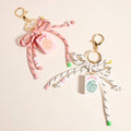 Mahjong Joker Tile Keychain | Paracord Bow Bag Charm | Whimsical Mahjong Gift for Women