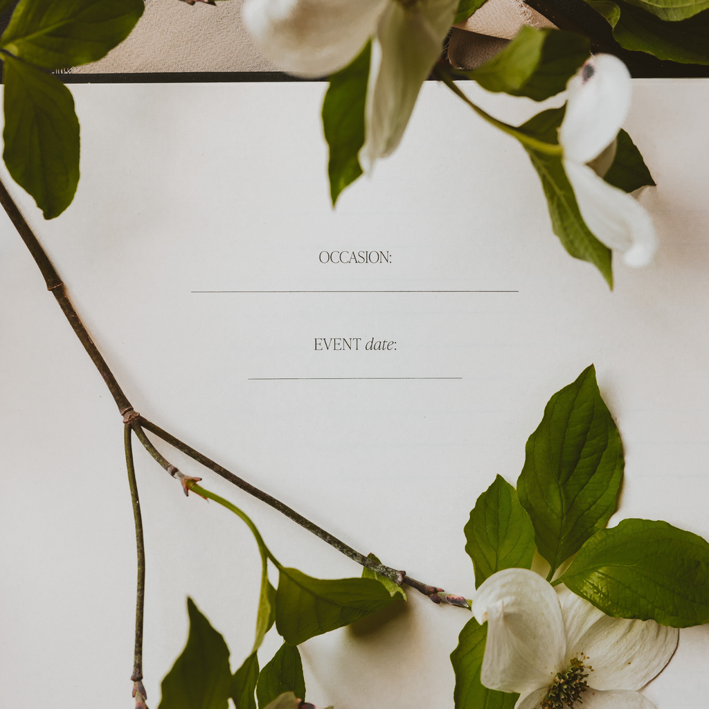 Black Guestbook - Event Guest Book