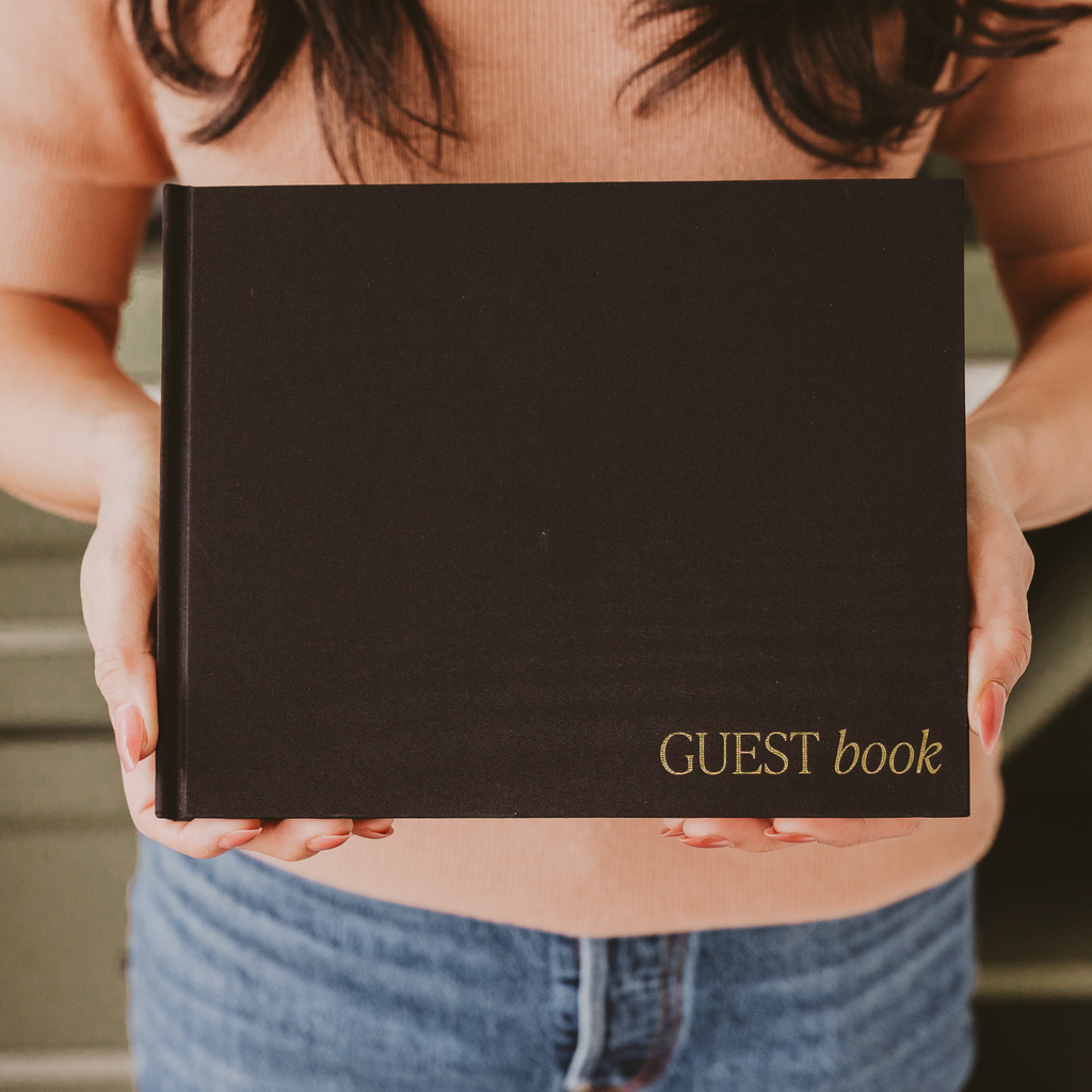 Black Guestbook - Event Guest Book