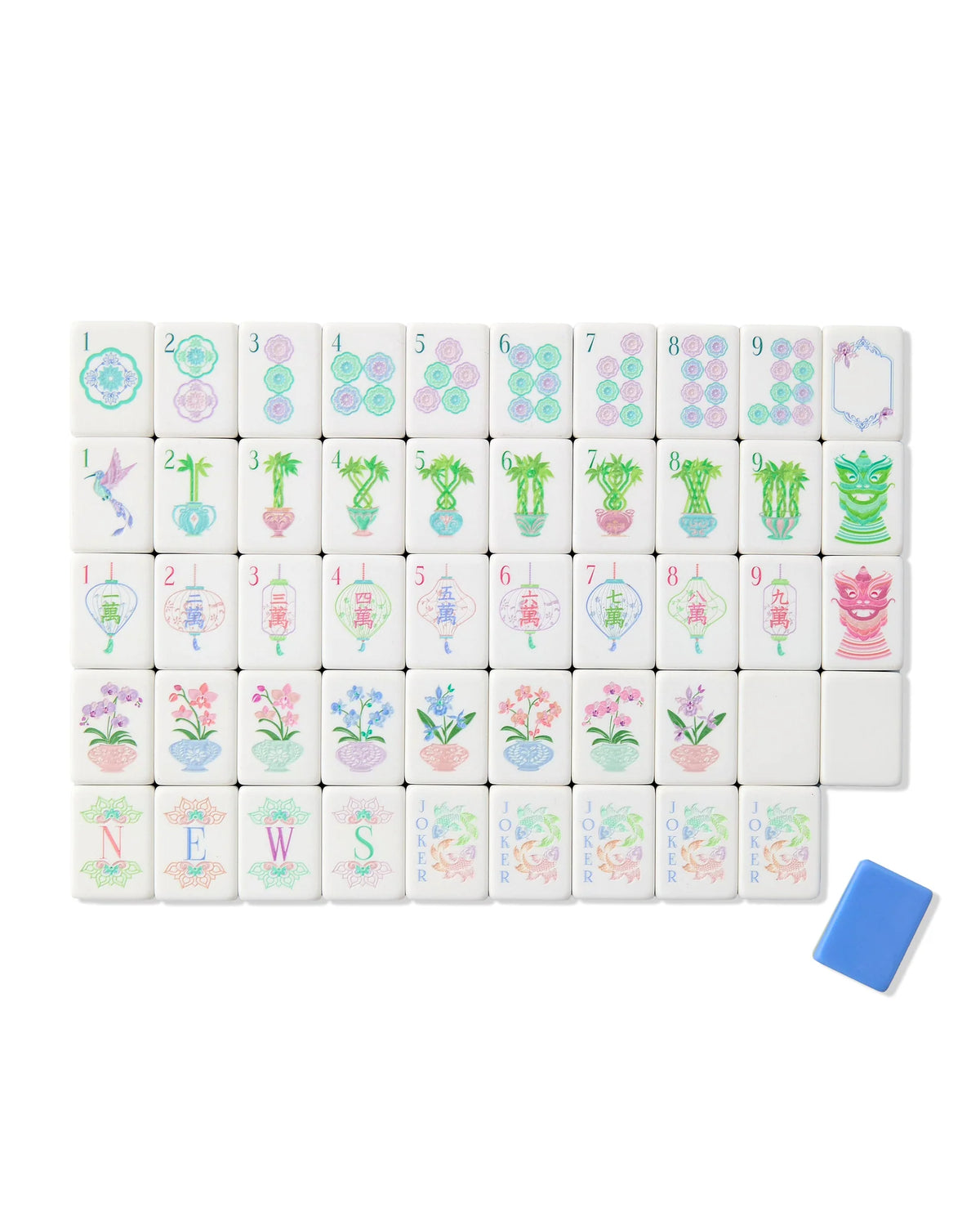 Moonlight Mahjong Tiles